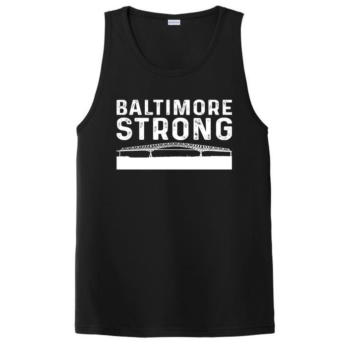 Baltimore Bridge Pray For Baltimore Baltimore Strong PosiCharge Competitor Tank