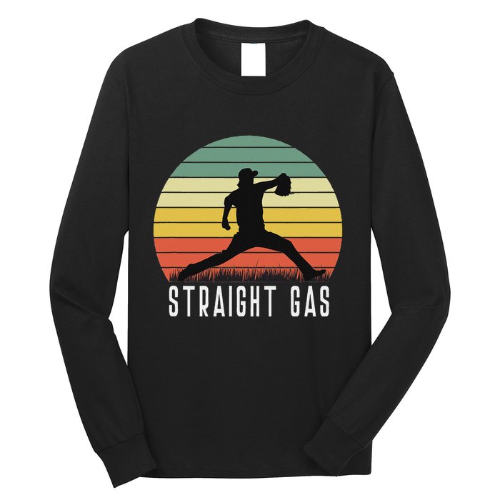 Baseball Batter Pitcher Pitching Closer Relief Strikeout K Long Sleeve Shirt