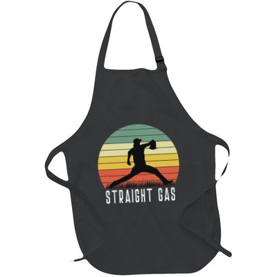 Baseball Batter Pitcher Pitching Closer Relief Strikeout K Full-Length Apron With Pockets