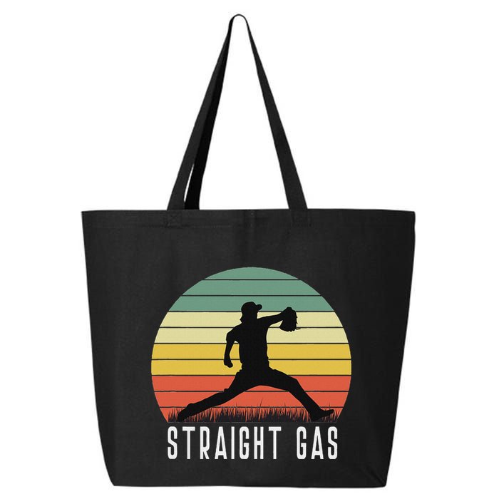 Baseball Batter Pitcher Pitching Closer Relief Strikeout K 25L Jumbo Tote