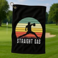 Baseball Batter Pitcher Pitching Closer Relief Strikeout K Golf Towel
