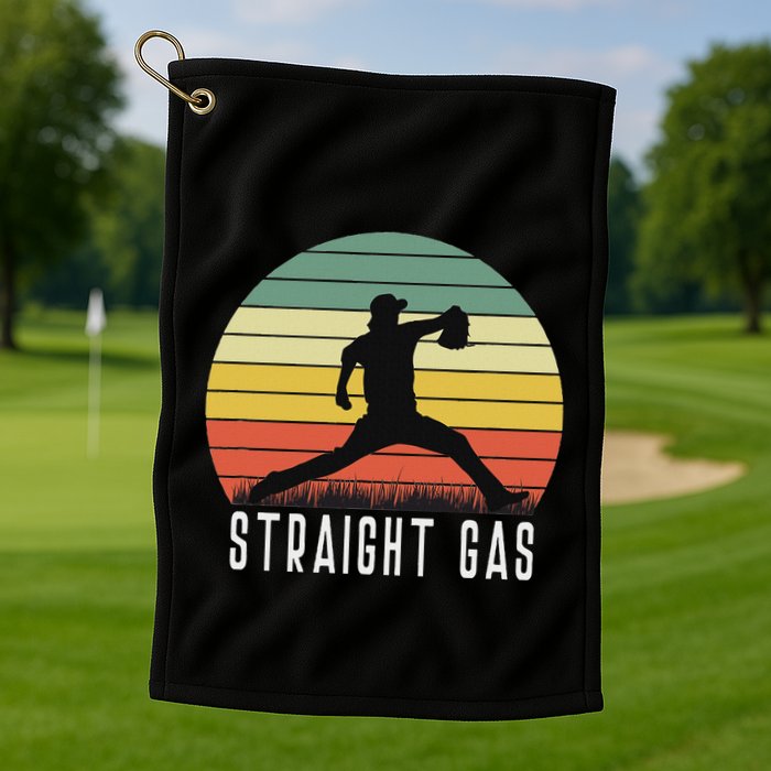 Baseball Batter Pitcher Pitching Closer Relief Strikeout K Golf Towel