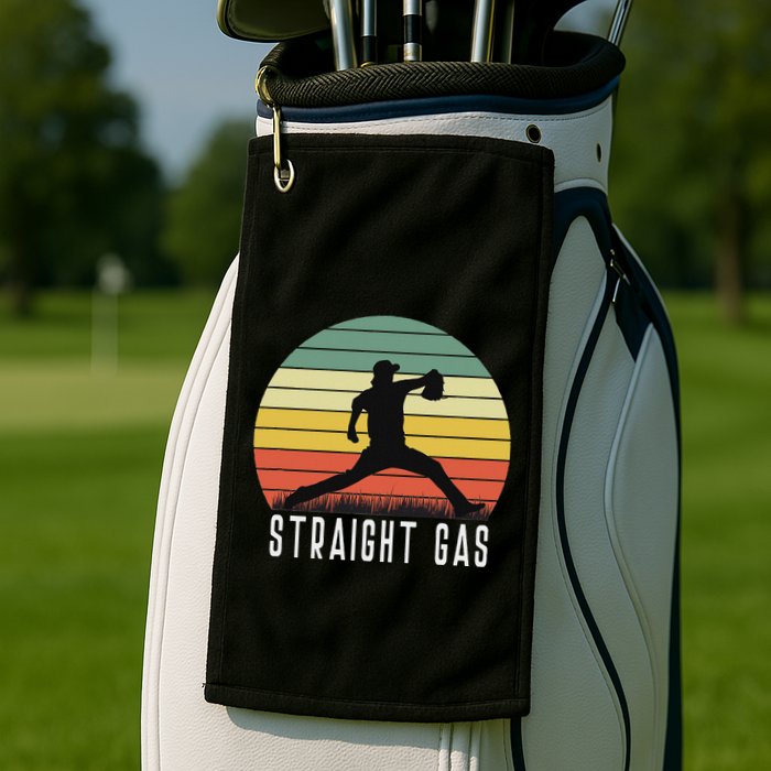 Baseball Batter Pitcher Pitching Closer Relief Strikeout K Golf Towel