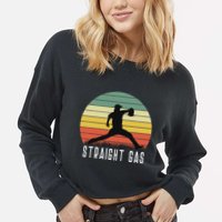 Baseball Batter Pitcher Pitching Closer Relief Strikeout K Cropped Pullover Crew