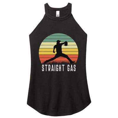 Baseball Batter Pitcher Pitching Closer Relief Strikeout K Women's Perfect Tri Rocker Tank