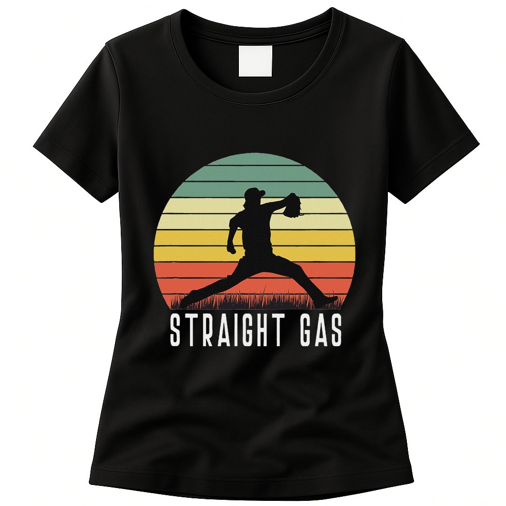 Baseball Batter Pitcher Pitching Closer Relief Strikeout K Womens T-Shirt