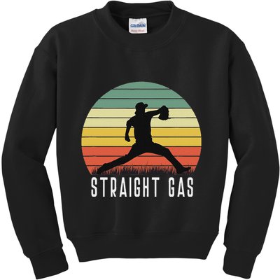 Baseball Batter Pitcher Pitching Closer Relief Strikeout K Kids Sweatshirt