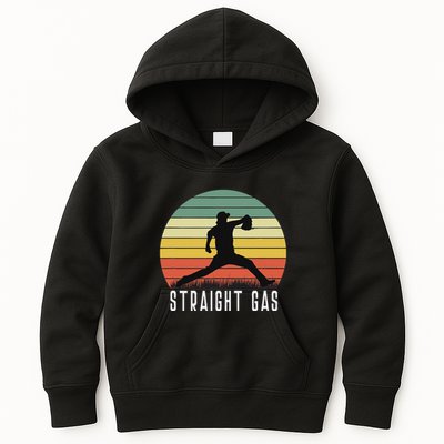 Baseball Batter Pitcher Pitching Closer Relief Strikeout K Kids Hoodie