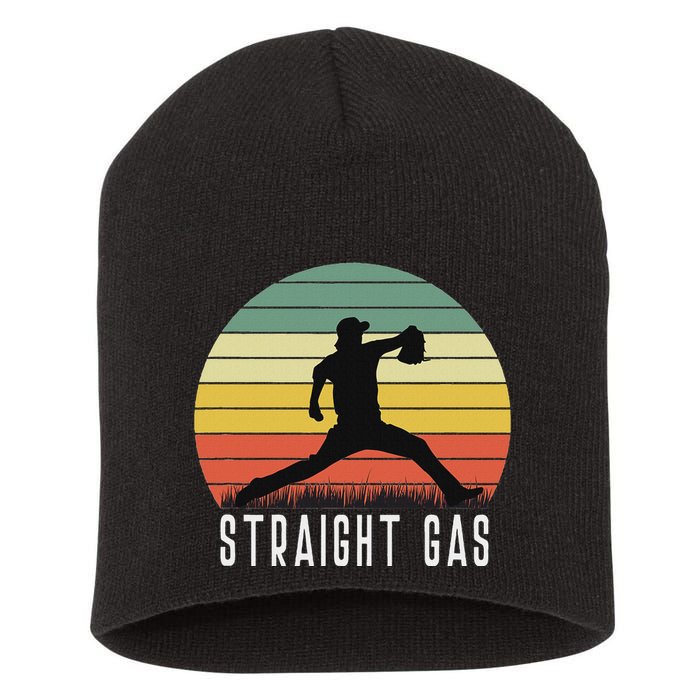 Baseball Batter Pitcher Pitching Closer Relief Strikeout K Short Acrylic Beanie