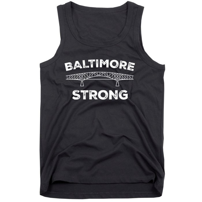 Baltimore Bridge Pray For Baltimore Baltimore Strong Tank Top