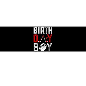 Boy Birthday Party Decorations Hockey Winter Sports Fans Bumper Sticker