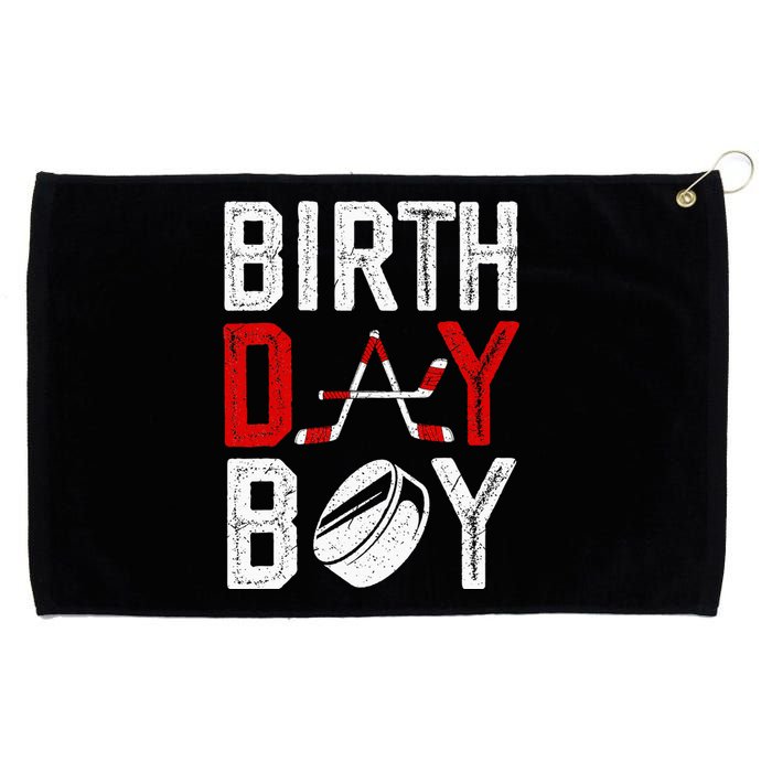 Boy Birthday Party Decorations Hockey Winter Sports Fans Grommeted Golf Towel