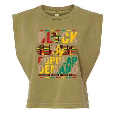 Black By Popular Demand Celebrate Black History Garment-Dyed Women's Muscle Tee