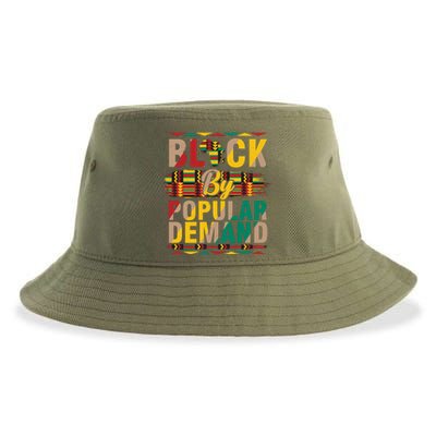 Black By Popular Demand Celebrate Black History Sustainable Bucket Hat