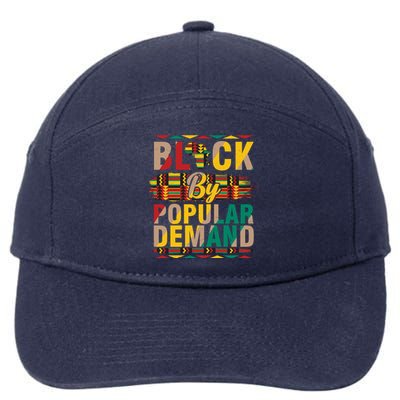 Black By Popular Demand Celebrate Black History 7-Panel Snapback Hat