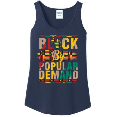 Black By Popular Demand Celebrate Black History Ladies Essential Tank