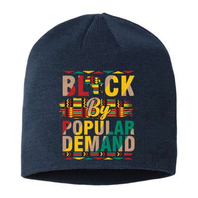 Black By Popular Demand Celebrate Black History Sustainable Beanie