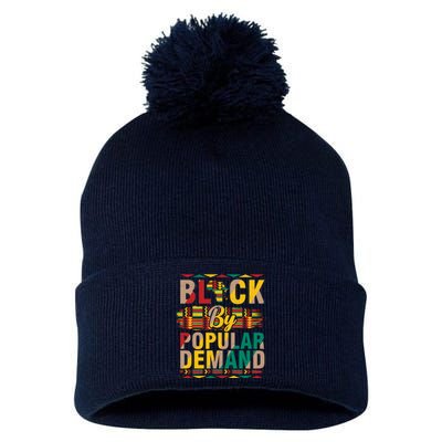 Black By Popular Demand Celebrate Black History Pom Pom 12in Knit Beanie