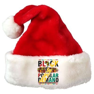 Black By Popular Demand Celebrate Black History Premium Christmas Santa Hat