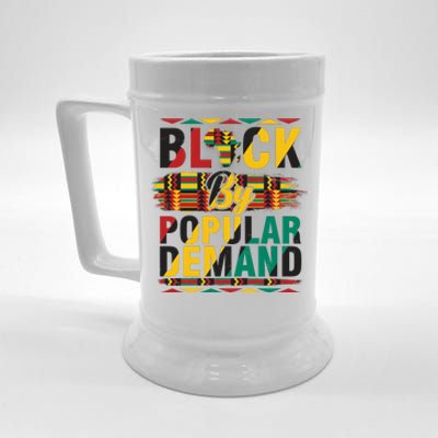 Black By Popular Demand Celebrate Black History Beer Stein