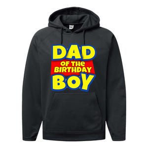 Birthday Boy Proud Dad Gift Performance Fleece Hoodie