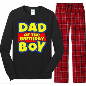 Birthday Boy Proud Dad Gift Long Sleeve Pajama Set