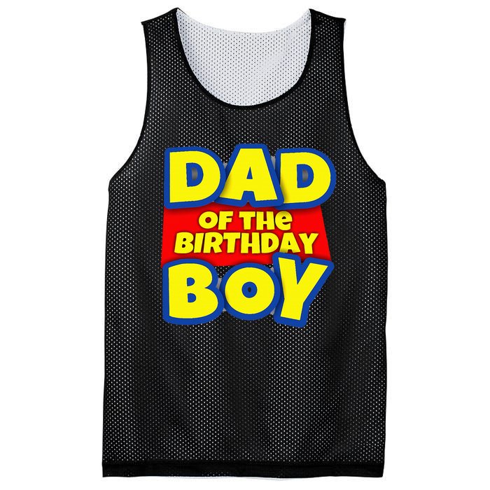 Birthday Boy Proud Dad Gift Mesh Reversible Basketball Jersey Tank