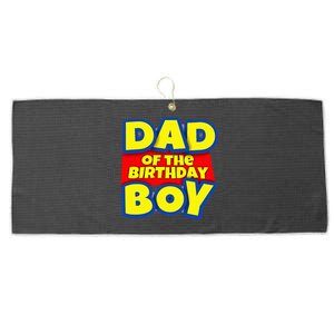 Birthday Boy Proud Dad Gift Large Microfiber Waffle Golf Towel