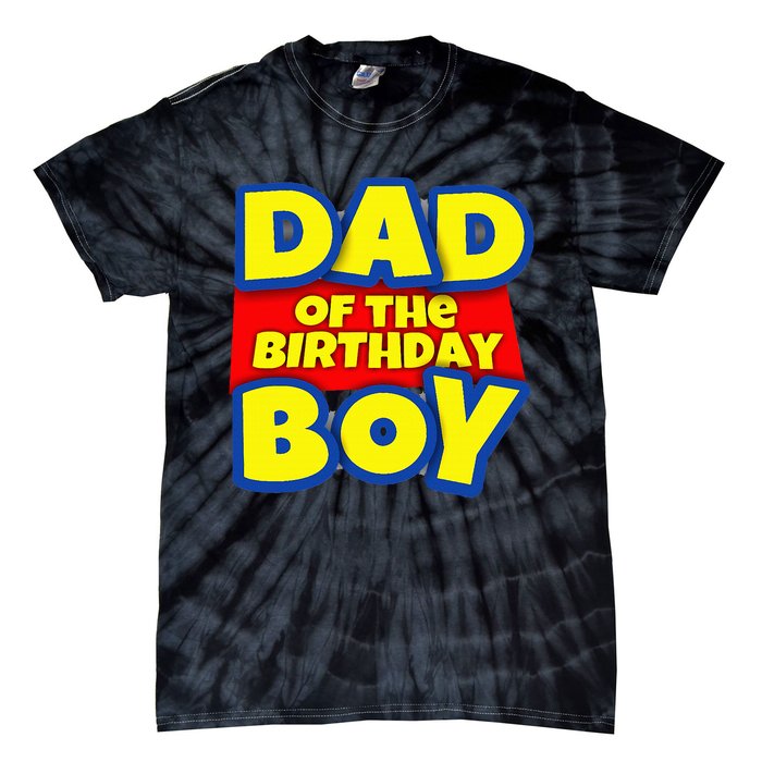 Birthday Boy Proud Dad Gift Tie-Dye T-Shirt