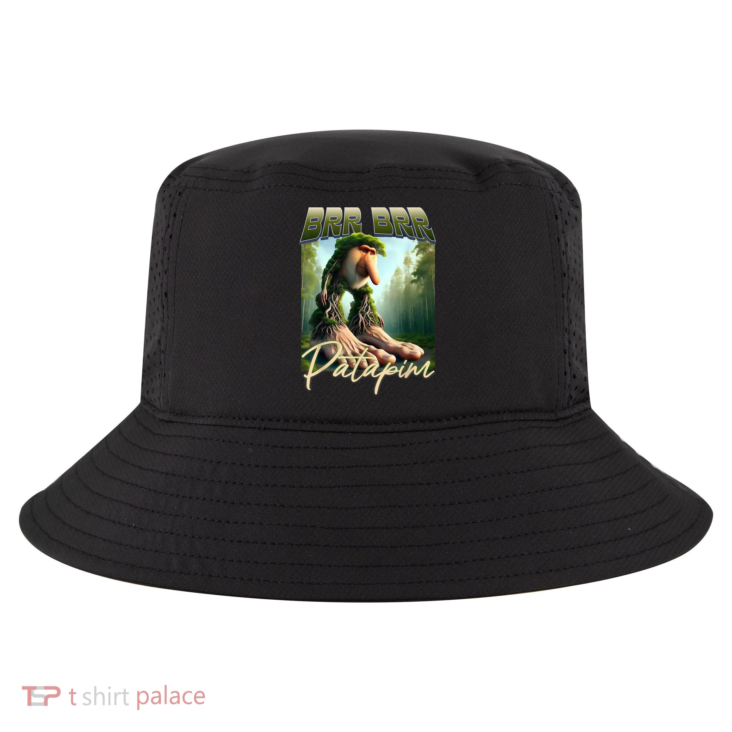 Brr Brr Patapim Italian Brainrot Meme Forest Monkey Bootleg  Cool Comfort Performance Bucket Hat