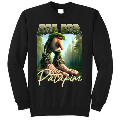 Brr Brr Patapim Italian Brainrot Meme Forest Monkey Bootleg  Sweatshirt