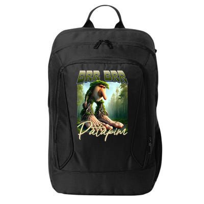 Brr Brr Patapim Italian Brainrot Meme Forest Monkey Bootleg  City Backpack