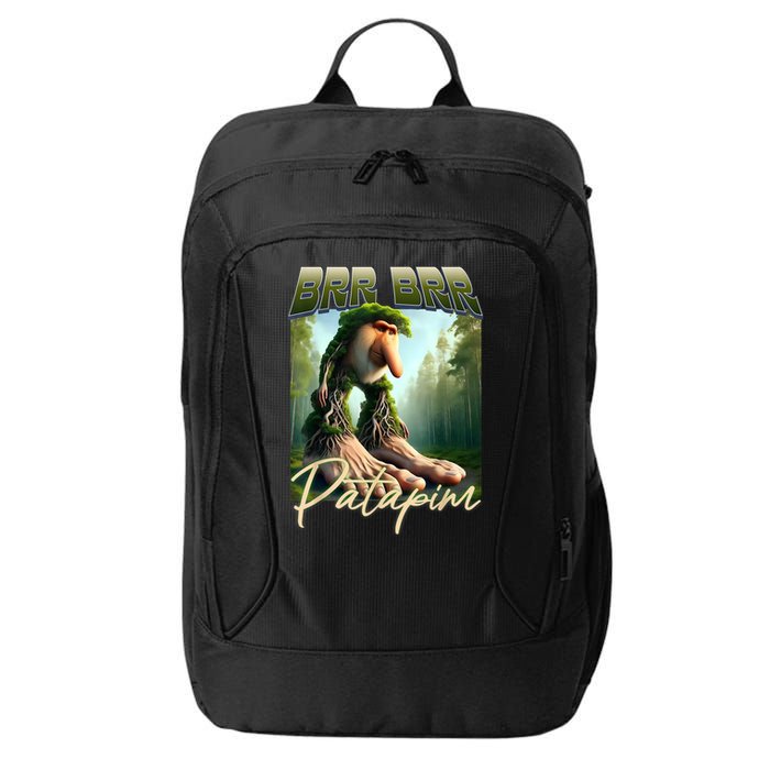 Brr Brr Patapim Italian Brainrot Meme Forest Monkey Bootleg  City Backpack