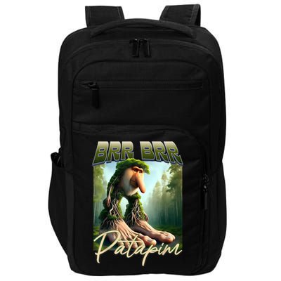 Brr Brr Patapim Italian Brainrot Meme Forest Monkey Bootleg  Impact Tech Backpack