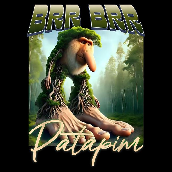 Brr Brr Patapim Italian Brainrot Meme Forest Monkey Bootleg  Sustainable Bucket Hat