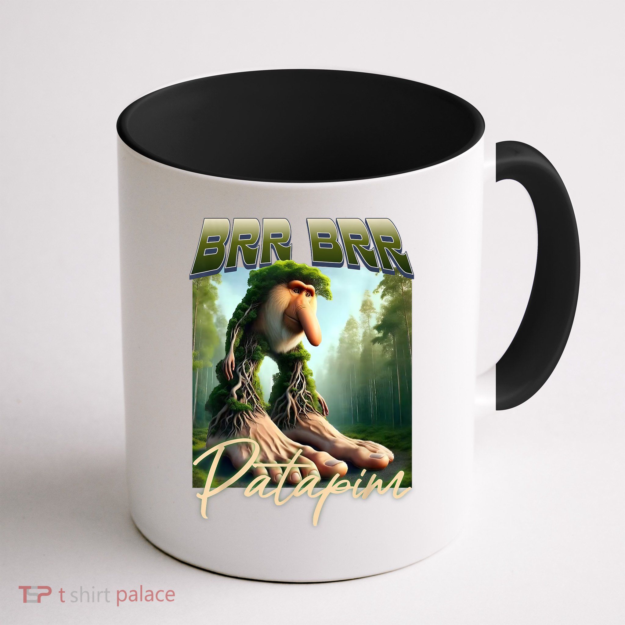 Brr Brr Patapim Italian Brainrot Meme Forest Monkey Bootleg  Mug