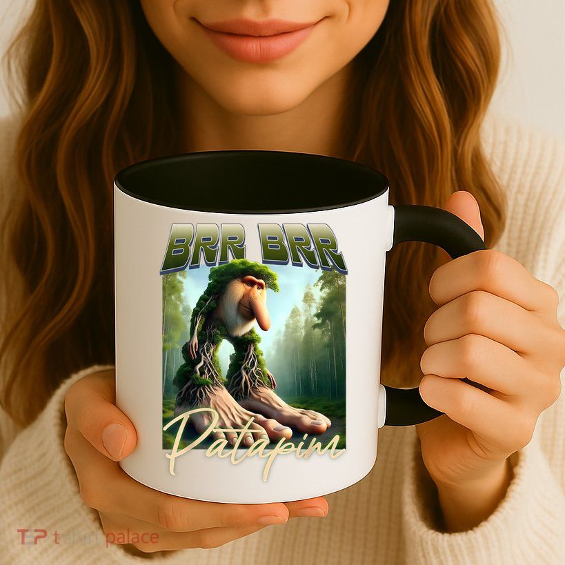 Brr Brr Patapim Italian Brainrot Meme Forest Monkey Bootleg  Mug