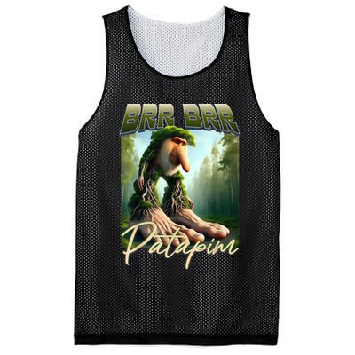 Brr Brr Patapim Italian Brainrot Meme Forest Monkey Bootleg  Mesh Reversible Basketball Jersey Tank