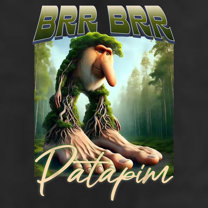 Brr Brr Patapim Italian Brainrot Meme Forest Monkey Bootleg  Tumbler