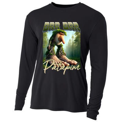 Brr Brr Patapim Italian Brainrot Meme Forest Monkey Bootleg  Cooling Performance Long Sleeve Crew