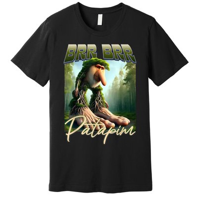 Brr Brr Patapim Italian Brainrot Meme Forest Monkey Bootleg  Premium T-Shirt