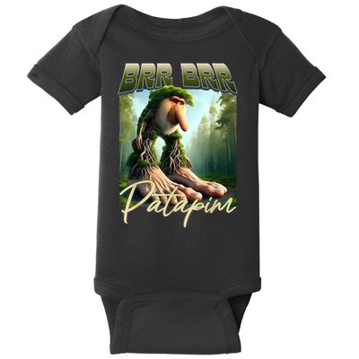 Brr Brr Patapim Italian Brainrot Meme Forest Monkey Bootleg  Baby Bodysuit