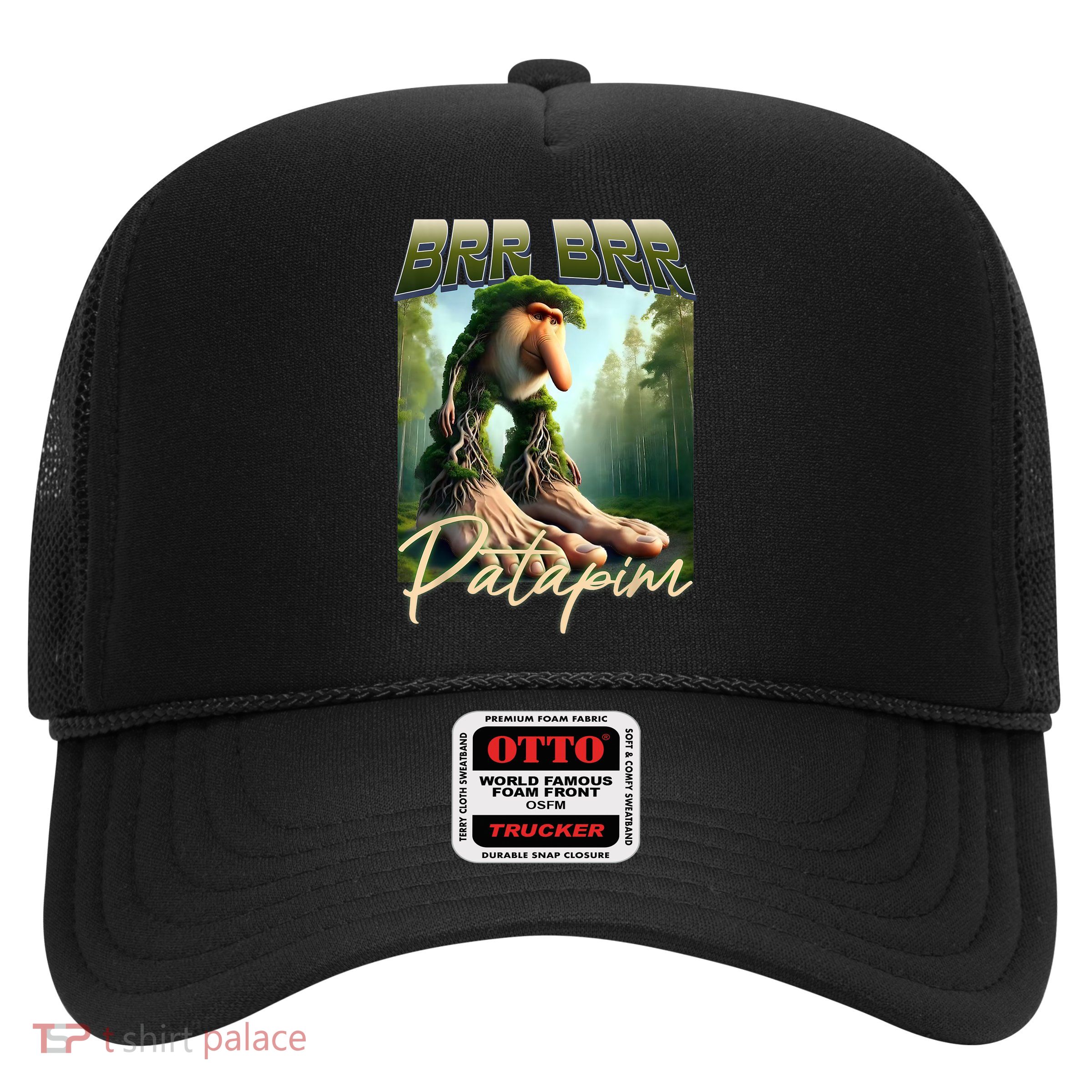 Brr Brr Patapim Italian Brainrot Meme Forest Monkey Bootleg  Trucker Hat