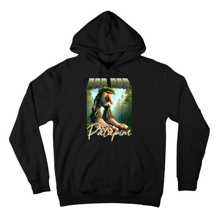Brr Brr Patapim Italian Brainrot Meme Forest Monkey Bootleg  Tall Hoodie