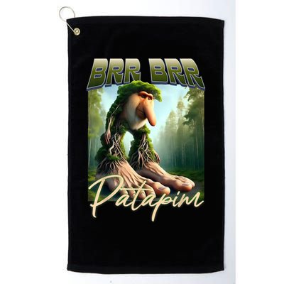 Brr Brr Patapim Italian Brainrot Meme Forest Monkey Bootleg  Golf Towel