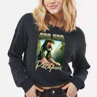 Brr Brr Patapim Italian Brainrot Meme Forest Monkey Bootleg  Cropped Pullover Crew