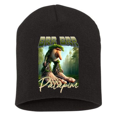Brr Brr Patapim Italian Brainrot Meme Forest Monkey Bootleg  Short Acrylic Beanie