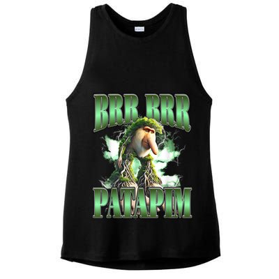 Brr Brr Patapim Italian Brainrot Meme Ladies PosiCharge Tri-Blend Wicking Tank