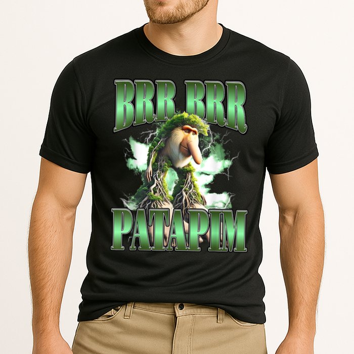 Brr Brr Patapim Italian Brainrot Meme Cooling Performance Crew T-Shirt