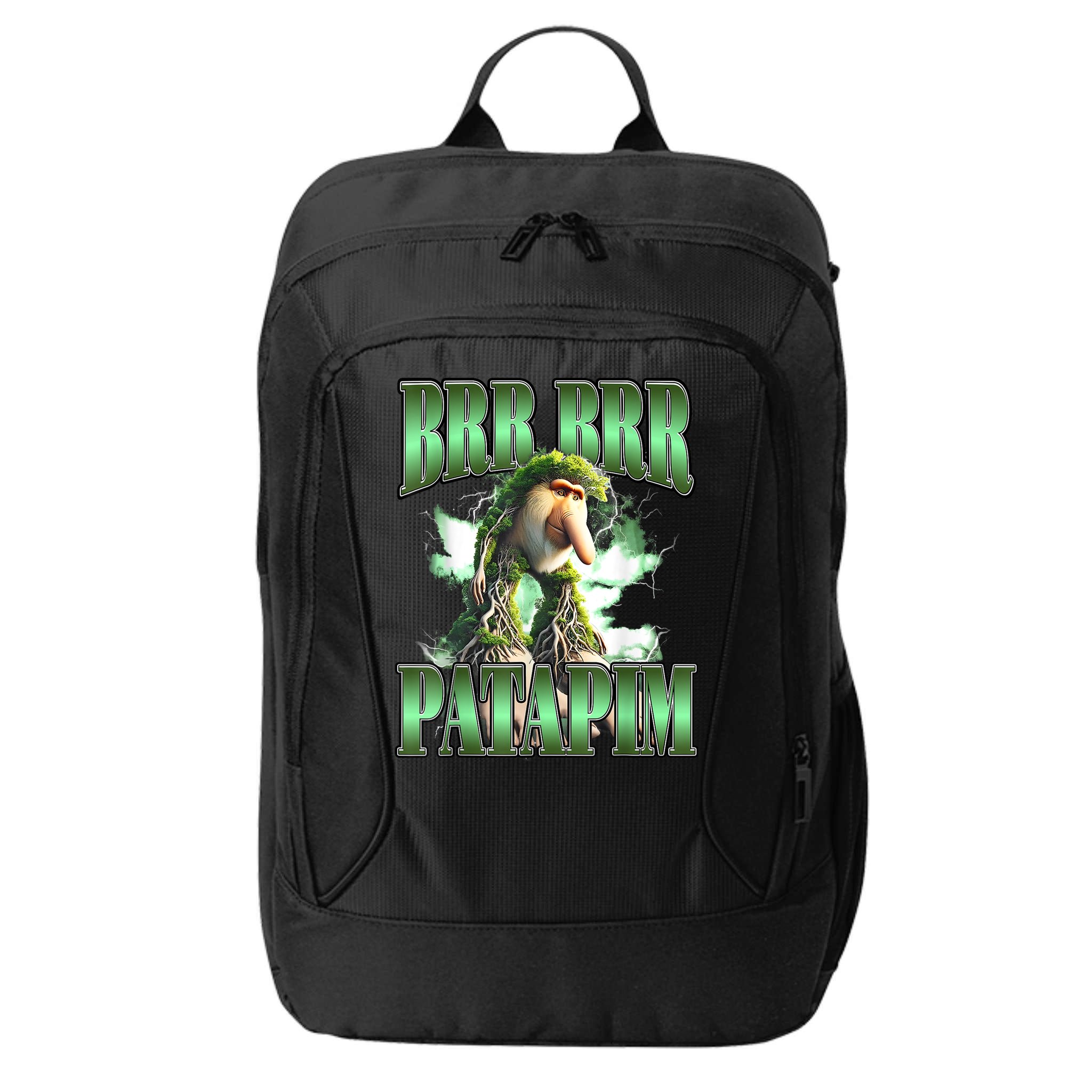 Brr Brr Patapim Italian Brainrot Meme City Backpack